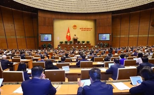 Personnel work is the focus of attention at the 15th National Assembly (NA) in the morning of October 21. (Photo: VNA)