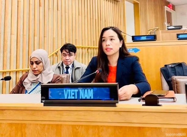 Le Thi Minh Thoa, Deputy Permanent Representative of Vietnam at the UN (Photo: baoquocte.vn)