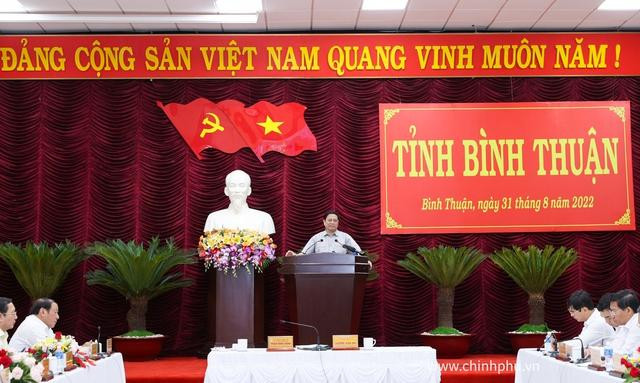 Prime Minister Pham Minh Chinh speaking at the meeting (Photo: VGP)