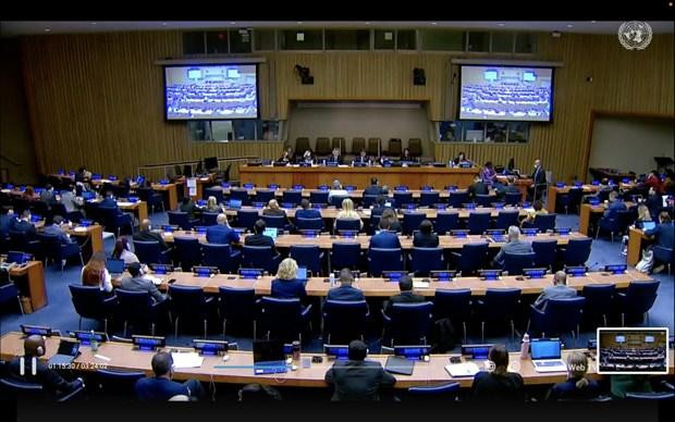 At the meeting of the UN Special Political and Decolonisation Committee (Fourth Committee) (Photo: VNA)