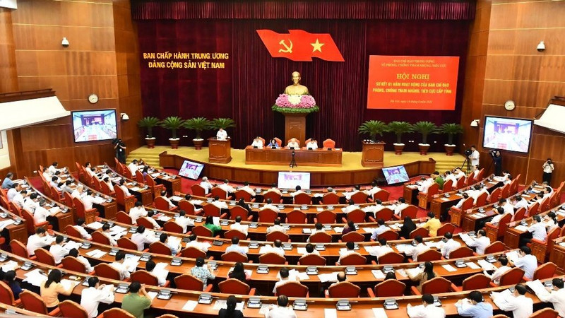 [In Pictures] General Secretary Nguyen Phu Trong chairs a conference on local anti-corruption