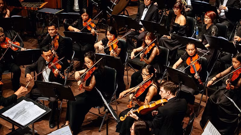 The concert was a unique combination of two classical music styles. (Photo: HBSO)