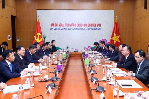 At the talks (Photo: VNA)