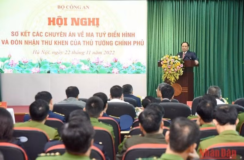 Prime Minister Pham Minh Chinh addresses the event (Photo: VNA)