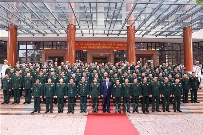 State President Luong Cuong and delegates at the conference (Photo: VNA)