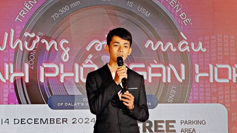 Uong Thai Cat Tuong, General Director of Cinematic Media Co., Ltd., delivers the opening speech. Uong Thai Cat Tuong, General Director of Cinematic Media Co., Ltd., delivers the opening speech.