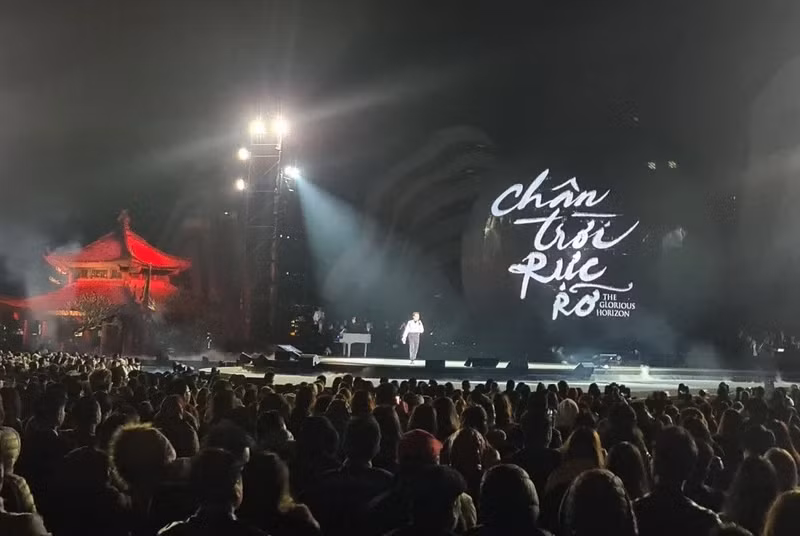 Vietnam has had music shows attracting tens of thousands of audiences.