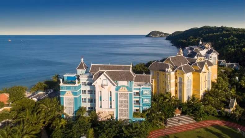 "University" JW Marriott Phu Quoc Emerald Bay often excites visitors with its unique theme.
