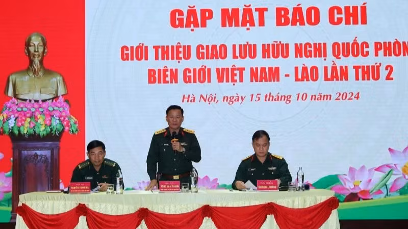 At the press conference.