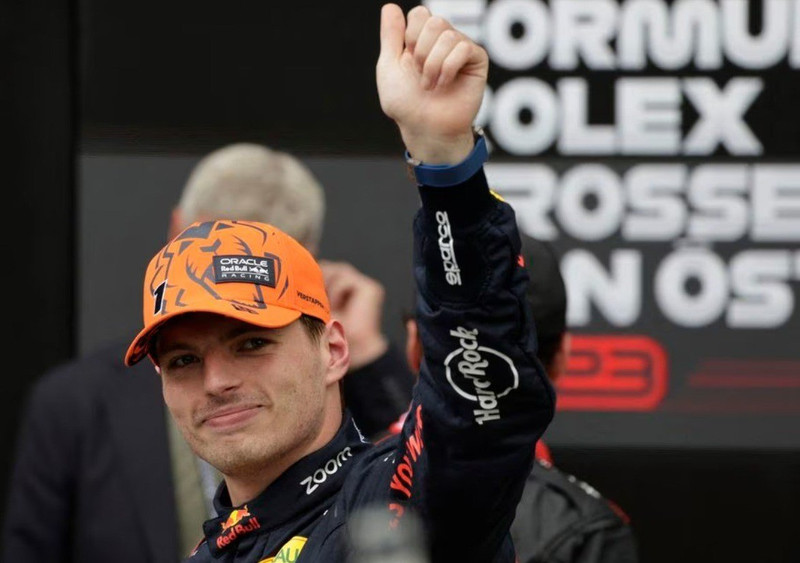 Red Bull's Max Verstappen celebrates after winning the sprint race - Formula One F1 - Austrian Grand Prix - Red Bull Ring, Spielberg, Austria - July 1, 2023. (Photo: Reuters)