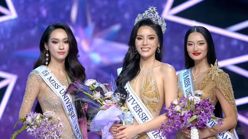 Top 3 Miss Universe Vietnam 2024. (Screenshot)