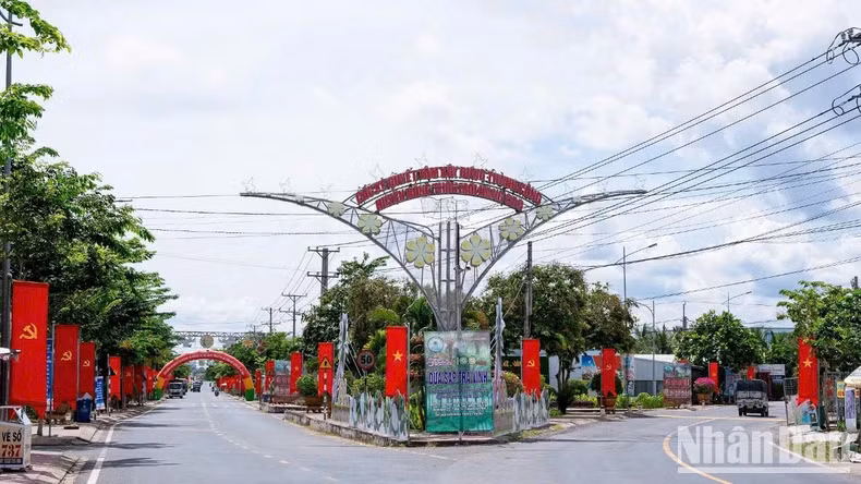 Centre of Cau Ke District, Tra Vinh Province.