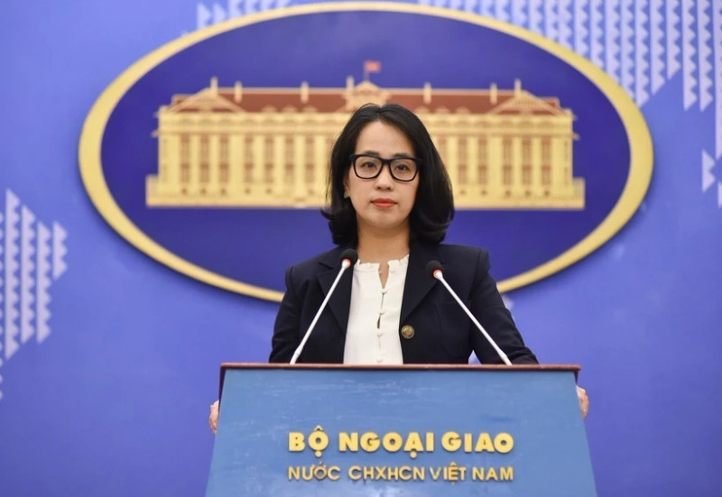 Spokesperson of the Ministry of Foreign Affairs Pham Thu Hang (Photo: VNA)