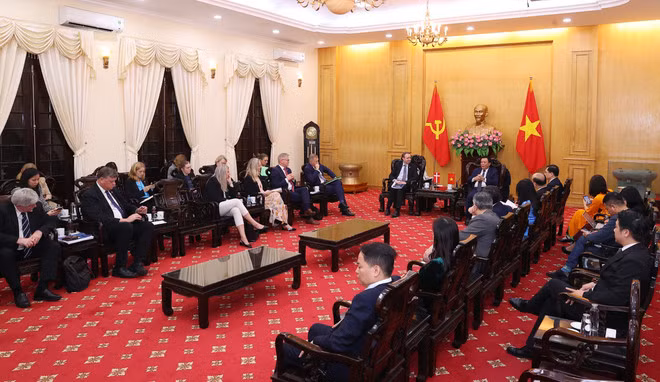 At the reception (Photo: VNA)