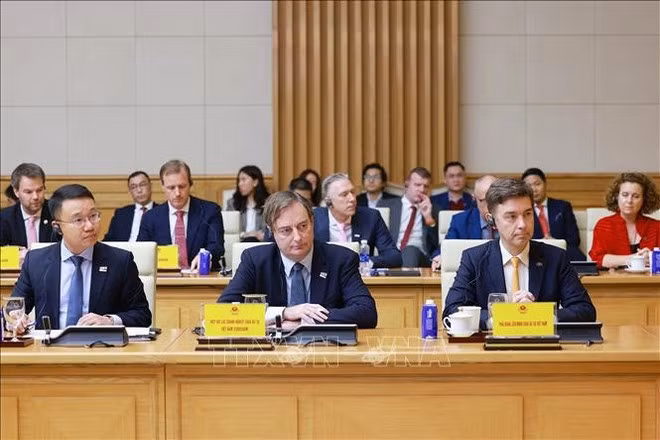 Representatives of European businesses and organisations. (Photo: VNA)