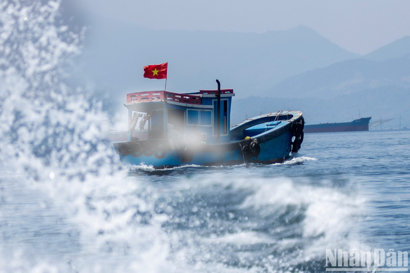 Boats set out to sea despite harsh weather conditions