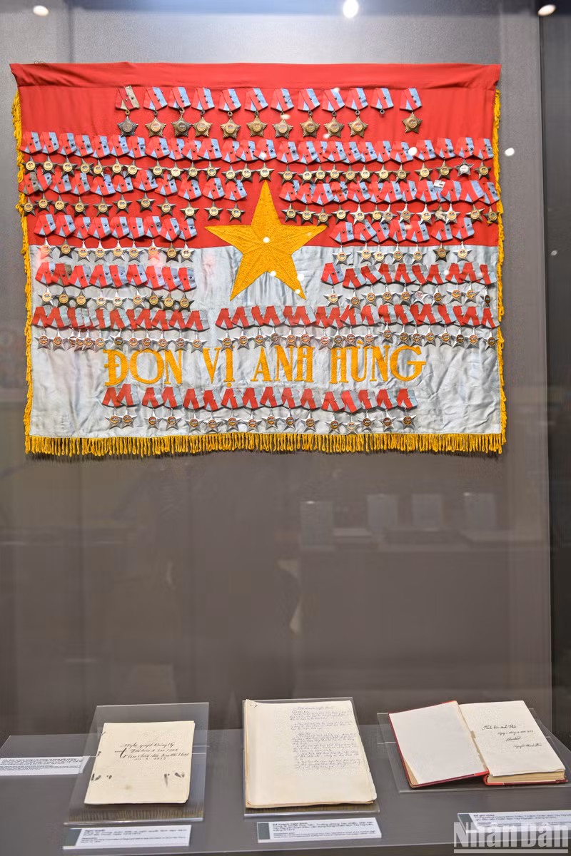 Works on display at the exhibition.