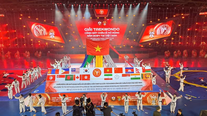 A performance at the opening ceremony 