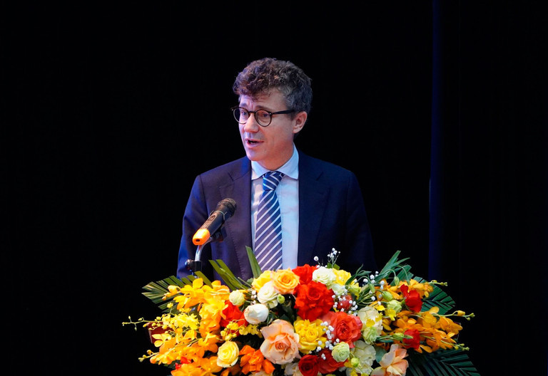 UNESCO Representative to Vietnam Jonathan Wallace Baker (Photo: vietnamnet.vn)