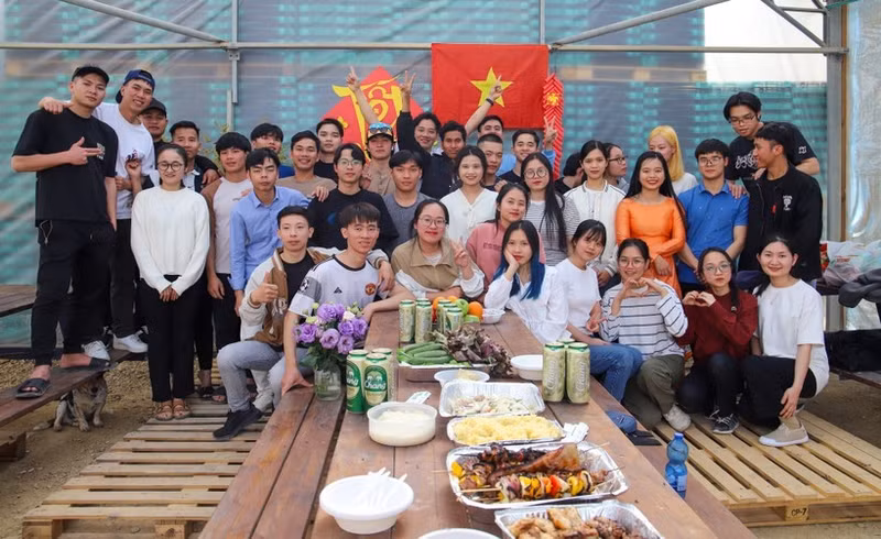 Vietnamese students in Israel celebrate Lunar New Year (Photo: VNA )