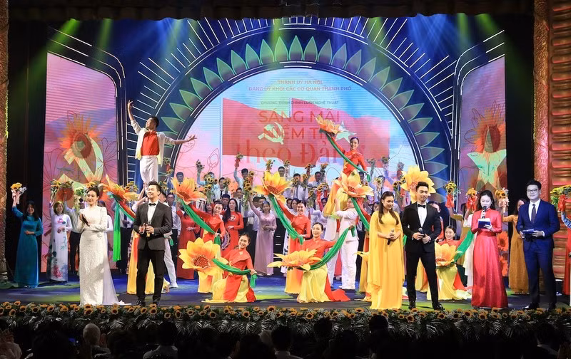 A performance at the programme 