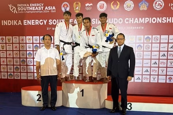 Vietnam win top place in the Southeast Asian Judo Championships 2024 (Photo: https://bvhttdl.gov.vn)