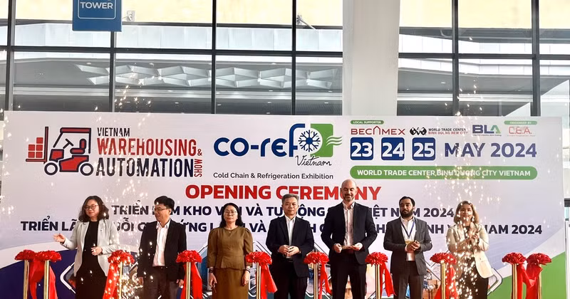 The Vietnam Warehousing & Automation Show 2024 and the Cold Chain & Refrigeration Exhibition kicks off in the southern province of Binh Duong on May 23. (Photo: VNA)
