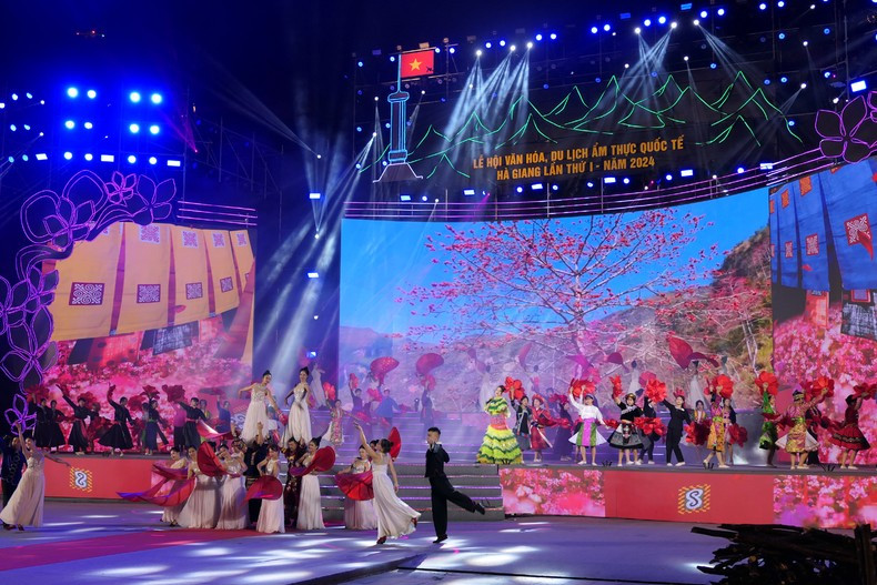 A performance at the opening ceremony 