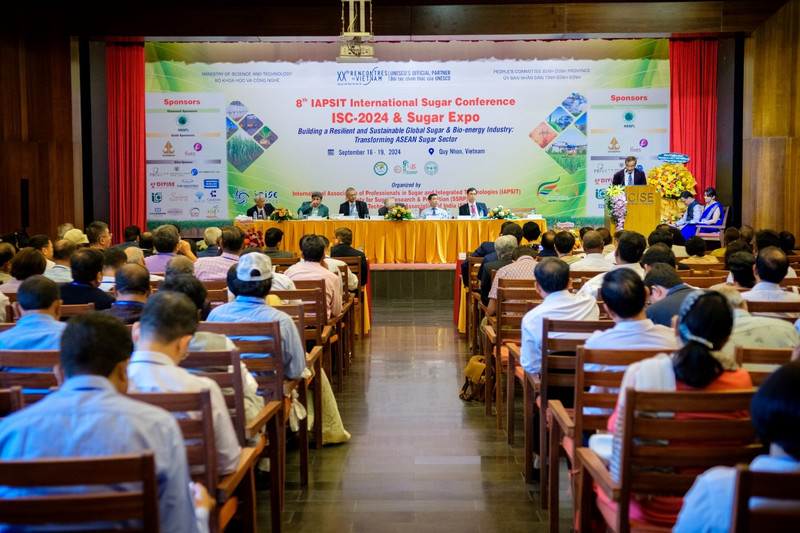 Nearly 200 delegates attend international sugar conference 2024 in Quy Nhon (Photo: icisequynhon.com)
