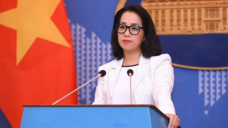 Spokeswoman of the Vietnamese Ministry of Foreign Affairs Pham Thu Hang