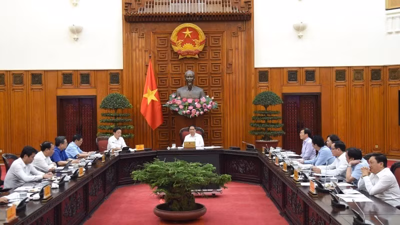 PM Pham Minh Chinh speaks at the event. (Photo: NDO/Tran Hai)