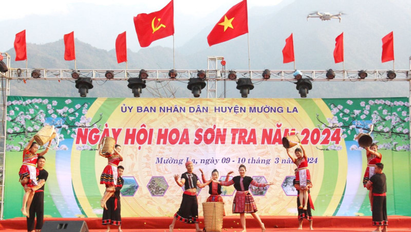 A performance at the festival (Photo: baosonla.org.vn)