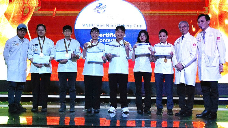 Winners of Vietnam Bakery Cup 2024 awarded 