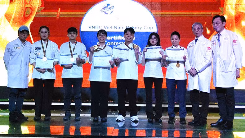 Winners of Vietnam Bakery Cup 2024 awarded 
