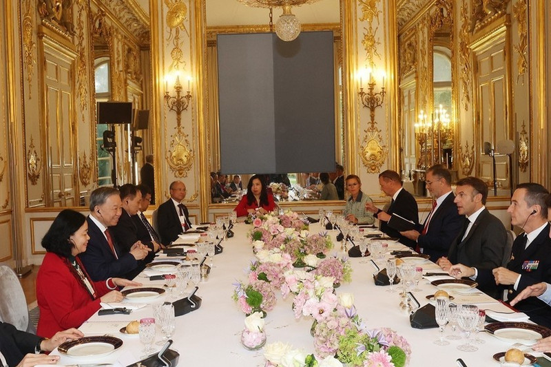 At the talks (Photo: VNA)