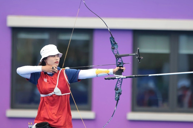 Archer Do Thi Anh Nguyet is among Vietnam’s best hopes at the event (Photo: thethaovietnamplus.vn)