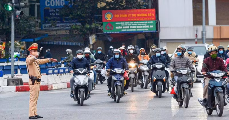 Heavy traffic is forecast during Tet holiday. (Photo: VNA)
