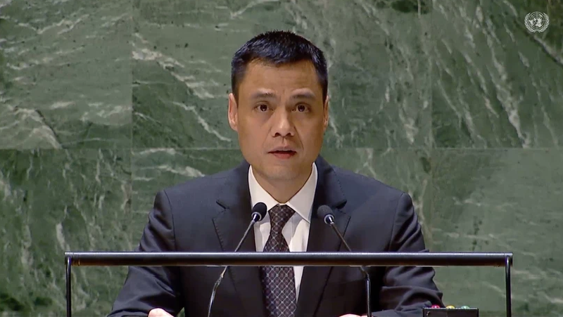 Ambassador Dang Hoang Giang, head of the Permanent Mission of Vietnam to the United Nations (Photo: VNA) 