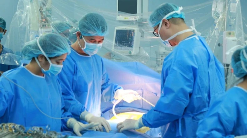 Doctors at Central Military Hospital 108 performed multi-tissue and organ transplants. (Photo courtesy of the hospital)