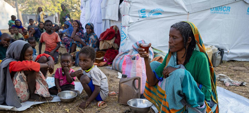 Newly arrived Sudanese refugees at the Korsi refugee camp in Central African Republic. (Photo: United Nations)