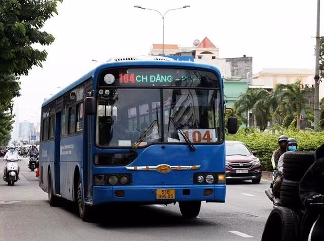 A public bus in HCM City. (Photo: VNA)