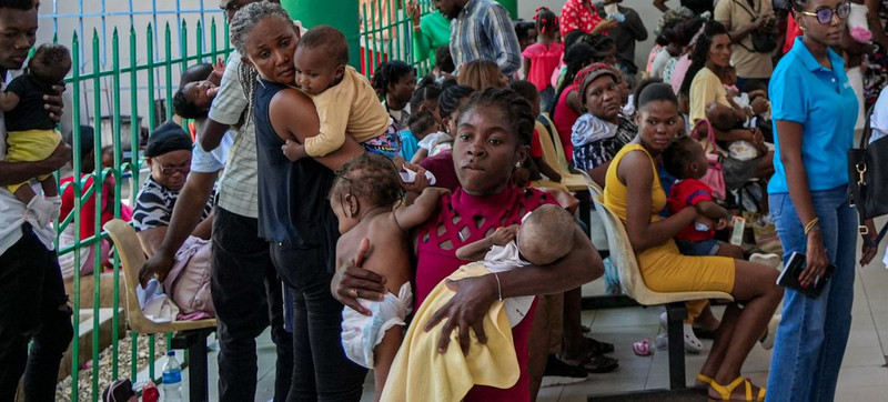 In Haiti, nearly 1.6 million people are facing acute food insecurity levels, increasing the risk of wasting and malnutrition among children. (Photo: UNICEF)