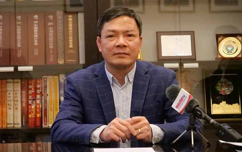 Vietnamese Trade Counsellor in China Nong Duc Lai 