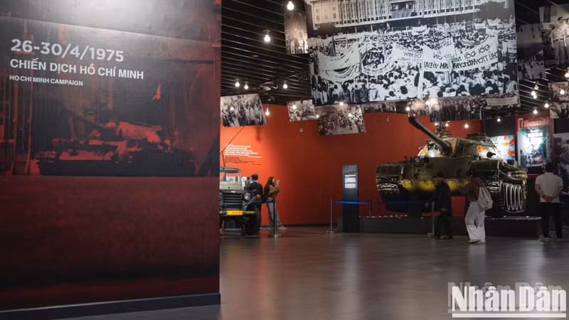 The glorious date of April 30, 1975, is vividly recreated through historical artefacts at the Vietnam Military History Museum.