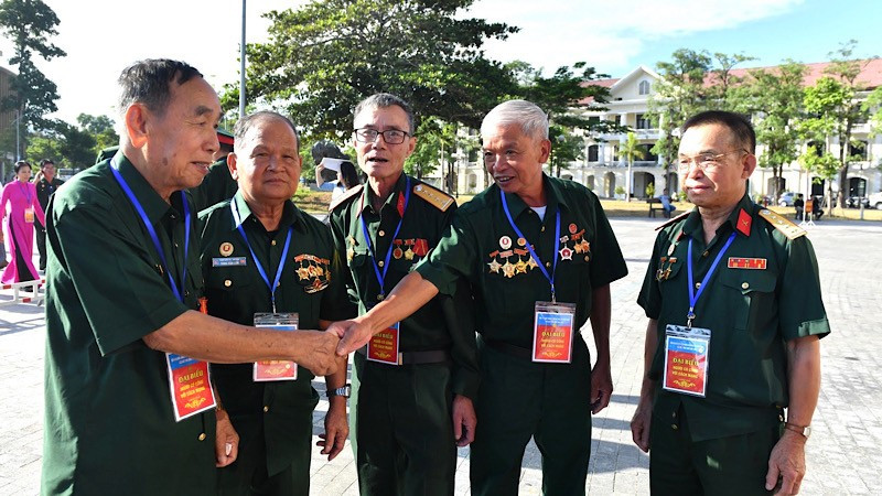  Delegates attending 2023 National Conference to honor outstanding people with revolutionary contributions. (Photo: Nguyen Dang)