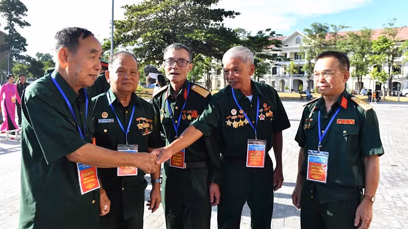  Delegates attending 2023 National Conference to honor outstanding people with revolutionary contributions. (Photo: Nguyen Dang)