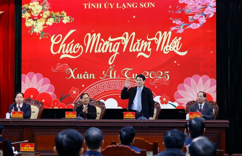 State President Luong Cuong at the event (Photo: VNA) 