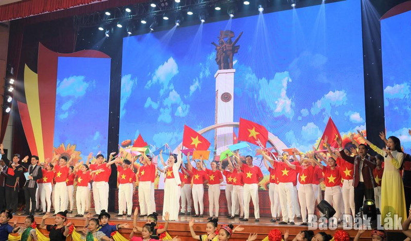 A performance at the ceremony (Photo: baodaklak.vn)