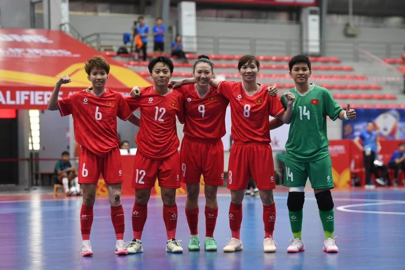 Vietnamese women’s futsal team remains 11th in FIFA rankings