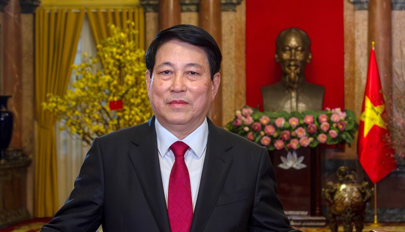 State President Luong Cuong (Photo: Thuy Nguyen)